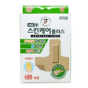 네오 스킨케어플러스 손끝용 10매X1개/손가락/고탄력/상처/밴드/반창고/생활방수