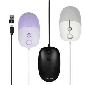 C타입 USB 겸용 저소음 유선마우스