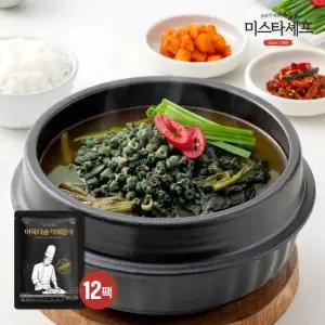 미스타셰프 아욱다슬기해장국 500g 12팩