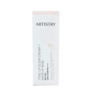 암웨이 아티스트리 톤업 글로우 크림 40 ml SPF50+ 핑크빛 글로우 톤업