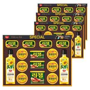 동원 스페셜 39호 선물 세트 4개 (1BOX) / 명절 설날 추석 참치 햄 카놀라유