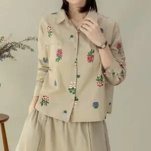 선인장 화분 남방  마담 미시 중년 여성 빅사이즈 40대 50대