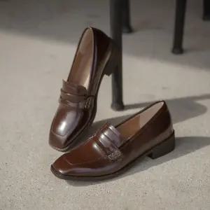 SOVO 폴앤즈 베이직 페니 단화 로퍼 여성로퍼 3cm
