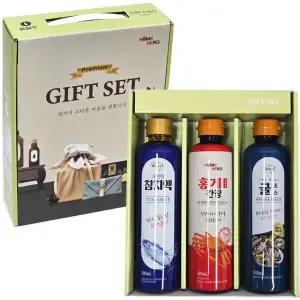 명절선물세트 홈히어로 스페셜1호 (참치액 +홍게간장 +굴소스), 각각 500ml