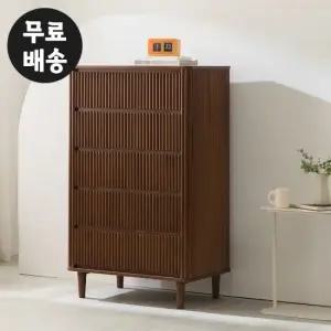 뮤이 템바보드 5단 서랍장 옷 체스트 안방(800/월넛)