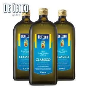 데체코 엑스트라버진 올리브오일 500ml x 3병 /올리브유/압착올리브