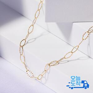 14K 18K 니모 타원 체인 금 목걸이