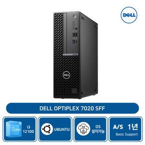 델 옵티플렉스 7020 SFF PC i3-12100 (8GB/1TB SSD/Ubuntu/AS1년)