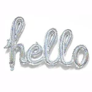 hello 헬로 은박 풍선 홀로그램/모양/아트/행사/생일/파티/장식/축하/호일/PARTY/귀여운/기념일/꾸미기