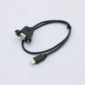 C타입 변환 케이블 USB2.0 B(F) PC 브라켓 고정용 (WFHRKJC)