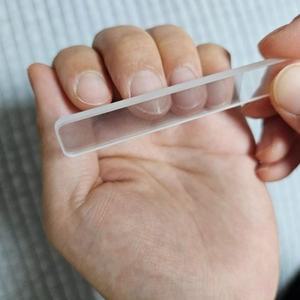 고품질 케이스 있는 투명 유리 네일케어 파일 손톱 정리도구 케어도구 버퍼 샌딩 셀프네일 (WFHVJGC)