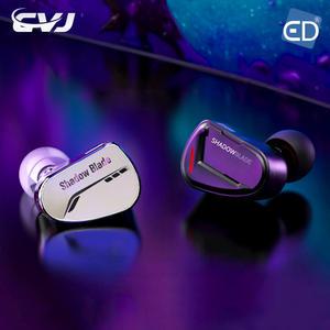 CVJ 섀도우 블레이드 정식수입정품 Shadow Blade 실버 인이어 유선 이어폰 게이밍 HIFI 마이크 IEM 헤드폰 /ED