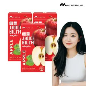애플 사이다 비니거 민트 플러스 사과식초 애사비 스틱 15포 3박스