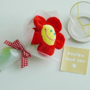 초미니 스마일 한송이 인형 꽃다발 6color [유치원 어린이집 미니 생일 축하 졸업 저