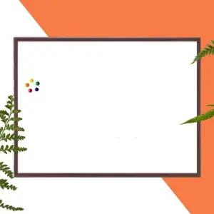 [하프클럽/]자석보드 대형칠판 화이트보드 월넛 90x120