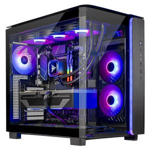 스카이텍 킹 95 게이밍 PC 데스크탑, 라이젠 7 9800X3D 4.7GHz(5.2GHz 터보), 엔비디아 RTX 5070 Ti 16GB, 2TB 4세대 NVMe SSD, 32GB DDR5 RAM 6000 RGB, 850W 골드 ATX 3 PSU, 360mm ARGB AIO, Wi-Fi, Win 11