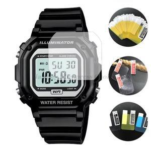 카시오 A158W F-91W DW5600/5610 AE1200WH MQ-24 소프트 클리어 안티 스크래치 방수 전체 프로텍터 2pcs 용