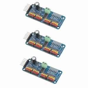 아두이노 또는 16 모터 채널 드라이버 라즈베리 PWM 모듈 VKLSVAN IIC 보드 3PCS 인터페이스 12비트 파이용 CH PCA9685 서보 컨트롤러