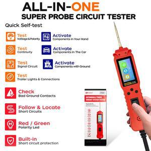 HWAUT P200 Powerprobe 자동차 전원 회로 프로브 PWM 진단 보호 과부하 출력 12V/24V 오실로스코프 도구 키트