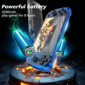 R50S 레트로 휴대용 64GB 온라인 게임기 128G 콘솔 IPS 게임 1인치 화면 2인용 R36S