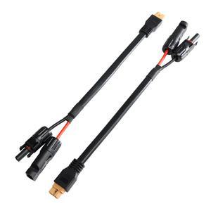 All4Caravan 태양광 발전 MC 커넥터 XT60 3 익스텐션 케이블, 패널 발전소 연결, 20cm