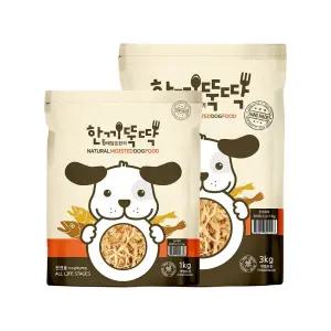 비밀 한끼뚝딱 소프트 국산 강아지 사료 4kg 습식 애견사료 개사료