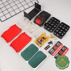 BMS PCB 보드 충전 기능이있는 DIY 쉘 박스 용 회로 21700 리튬 배터리 케이스 10/15 설치 가능