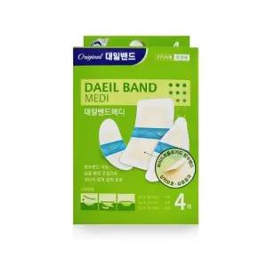 대일밴드 메디 습윤밴드 4매 방수밴드 상처가 덧나지 않도록