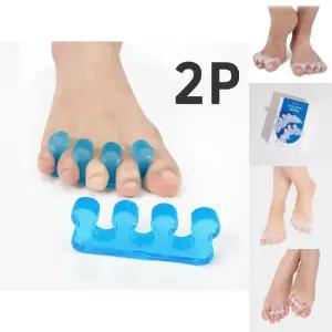 발가락 고정 실리콘 보호대 발가락 분리기 2p/교정기/벌리개/패드/실리콘링/발가락링/분리/교정/발고정