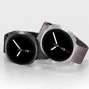 삼성 갤럭시 워치 8 스트랩 40mm 마그네틱 메탈 두꺼운 시계줄 밀라노 루프, 클래식 밴드
