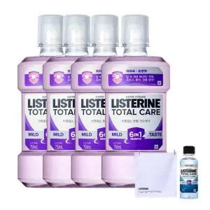 리스테린 토탈케어 마일드 750ml 4개