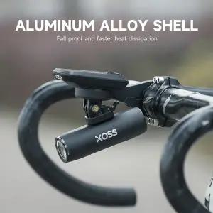 XOSS XL4008001200 자전거 라이트 자전거 용 알루미늄 전면 라이트 충전식 MTB 전면 램프 헤드 액세서리