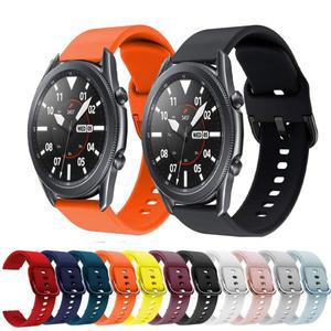 삼성 갤럭시 3 41mm 시계 밴드 20mm 실리콘 컬러 버클 스트랩 기어 S3 S2 스포츠/Realme 1 2 S 팔찌
