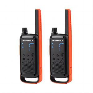 Motorola T82 야외 손전등 양방향 라디오 워키 gmrs 경비원을위한 휴대용