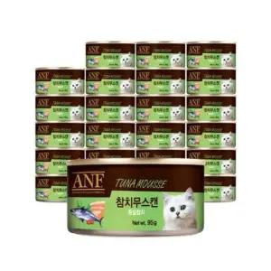 ANF 고양이 참치 무스 습식 통조림 95g 24개 간식