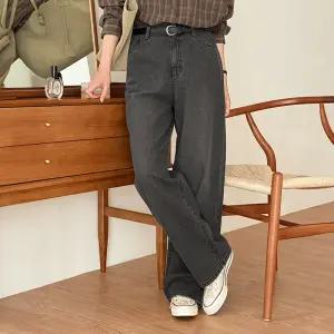 로틸스 뒷밴딩 와이드 데님 팬츠 83628 빅사이즈 여성의류