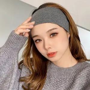 [다잇템] 여자 스웨터 넓은 패션 액티브 사계절용 헤어밴드