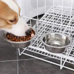 [골드스마일]예홈펫 스텐 강아지 고양이 급식기 밥 물 그릇 식기