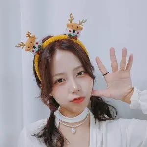 크리스마스머리띠 소품 루돌프 머리띠 싼타 트리 파티 산타 (WFJXGW3)