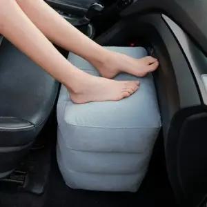 사무실쿠션 발받침대 발쿠션 에어 여행용 다리거치대 사무실쿠션 다리거치대 에어발쿠션