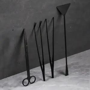 탄소강 세트 어항용품 직선형 4종 수초관리 긴핀셋 어항 (WFJXDH7)