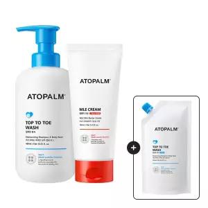 아토팜 MLE 크림 160ml(tube)+탑투토워시 460ml (gift 탑투토워시250ml)
