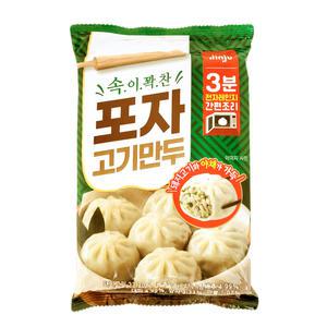 진주 포자 고기 만두 168g(6개입)x30개/냉동 간편식 트레이 소량만두 혼밥 편의점 매점 휴게소 PC방 간식