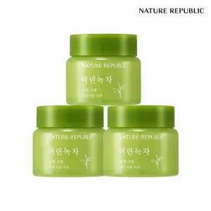 [네이처리퍼블릭] [3개묶음] 어린녹차 순한 크림 55ml