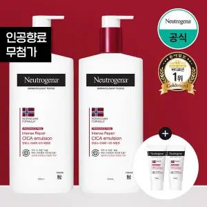 [존슨앤존슨][시카에멀전15mlx2개증][무향][뉴트로지나] 인텐스 리페어 시카 에멀젼 450ml x2