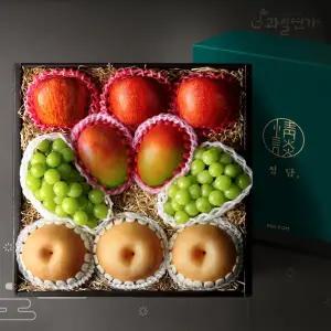 [SSG정담][SSG상품권증정이벤트][9/22일부터 순차출고][SSG정담] Premium 사과배 샤인 애플망고 선물세...