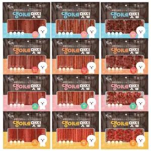 한그득 댕이네맛집 소고기 양고기 치킨 오리 스테이크 스틱 큐브 300g 12종