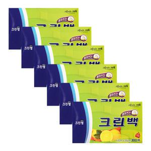 크린랩 뽑아쓰는 크린백 미니(17cmX25cmX300매) X 6개
