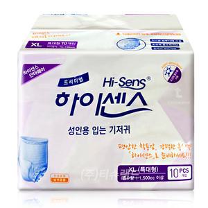 하이센스 언더웨어 입는 팬티 기저귀 특대형 (XL) 10매x1개
