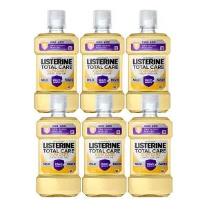 리스테린 토탈케어 검케어 마일드 250ml, 6개 + 증정(토탈케어 마일드, 100ml, 1개)